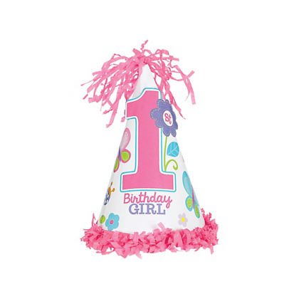 Sweet Birthday Girl Round Plates, 10 1/2"