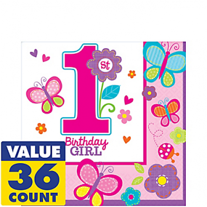 Sweet Birthday Girl Cone Hats - Paper