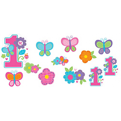Sweet Birthday Girl Value Pack Cutouts - Printed Paper