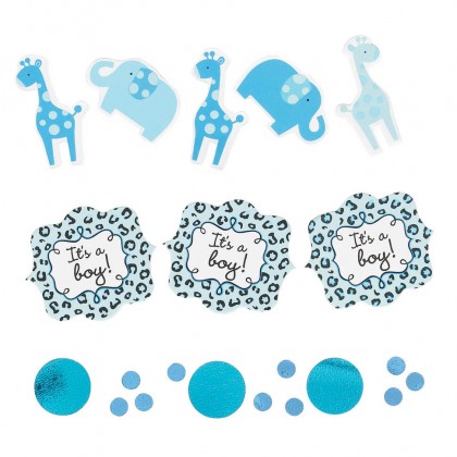 Sweet Safari Boy Value Pack Confetti - Paper & Foil