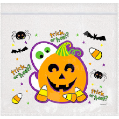 Halloween Spooktacular Re-Sealable Bags Cello