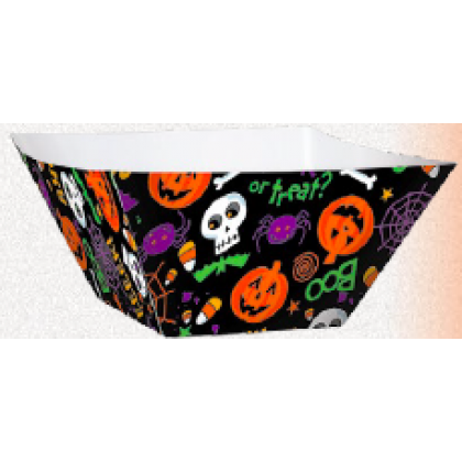 Spooktacular Paper Snack Bowls