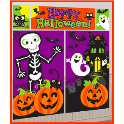 Halloween Family Friendly Scene Setters® Room Decorating Kit