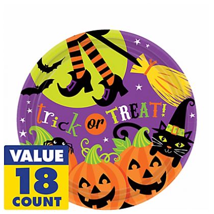 Witch's Crew 7" Round Plates