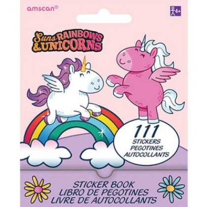 Sticker Booklets Suns, Rainbows & Unicorns