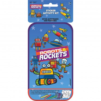 Sticker Activity Kits - Robots & Rockets