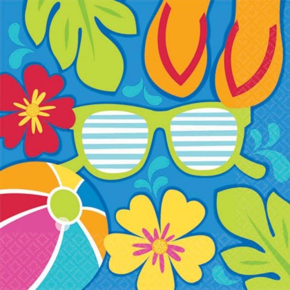 Summer Splash Beverage Napkins
