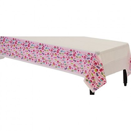 Birthday Sweets Plastic Table Cover