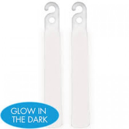 4" Glow Sticks White