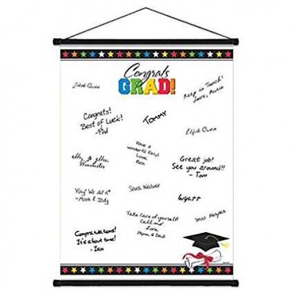 23" x 18" Grad Sign-In Scroll Sheet Paper - Multi
