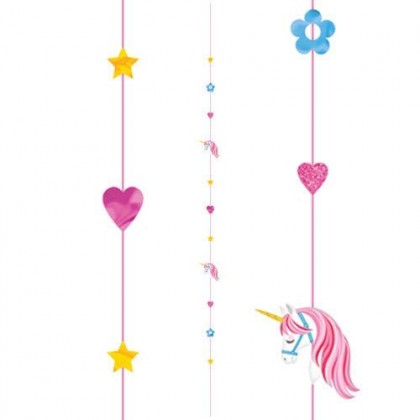 6 Balloon Fun Strings Unicorn