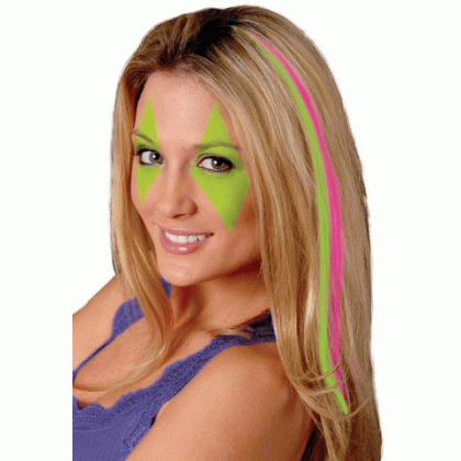 15" Hair Extensions Neon