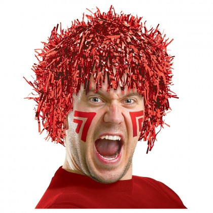 Adult/Child Fun Wigs Red