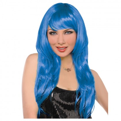 Adult/Child Glamarous Wigs Blue