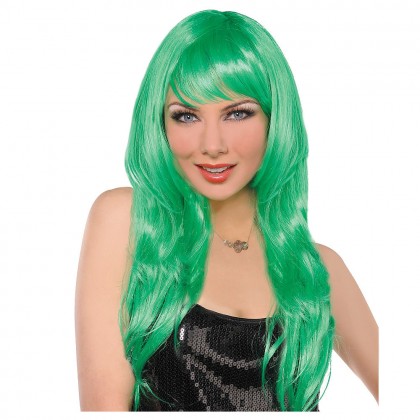 Adult/Child Glamarous Wigs Green
