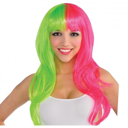 Adult/Child Glamarous Wigs Neon