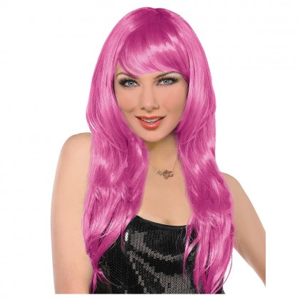 Adult/Child Glamarous Wigs Pink