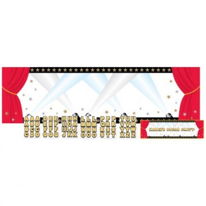 Hollywood Personalized Giant Sign Banner