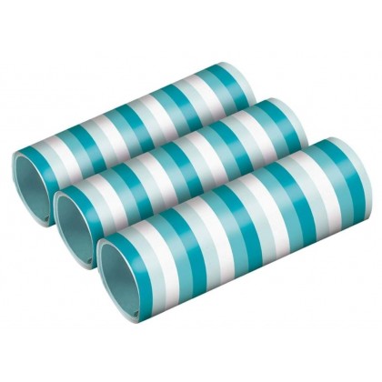 3 Streamers Aqua Glamor Paper 0.7 x 400 cm
