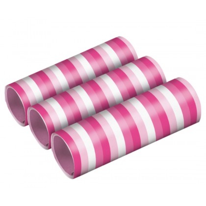 3 Streamers Hot Pink Paper 0.7 x 400 cm