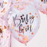 Balloons - Confetti Balloons - Baby Girl - Pink