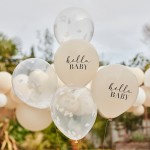 Balloon Bundle - Hello Baby and Confetti Clouds