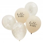 Balloon Bundle - Hello Baby and Confetti Clouds