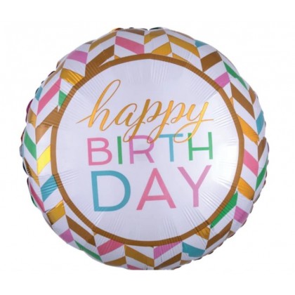 P40 Jumbo Pastel Celebration Foil Balloon P40 Pack