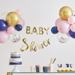Gold Foiled 'Baby Shower' Bunting