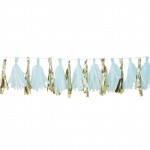 Tassel Garland - Blue & Gold