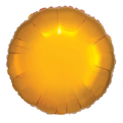 C16 Standard Metallic Gold Round Foil Balloon C16