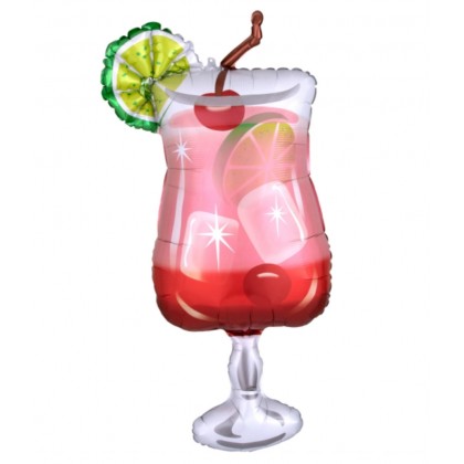 P35 Supershape Gin Fizz Foil Balloon P35 packaged