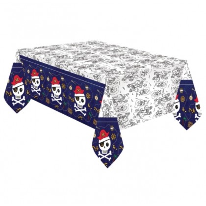Paper Tablecover Pirates Map 120 x 180 cm