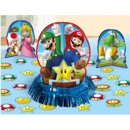 Table Decorating Super Mario Paper / Foil 23 Piec