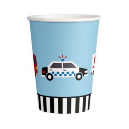 8 Cups On the Road Pattern Paper 250 ml