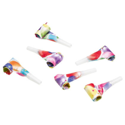 8 Blowouts Balloons Plastic / Paper 30 cm