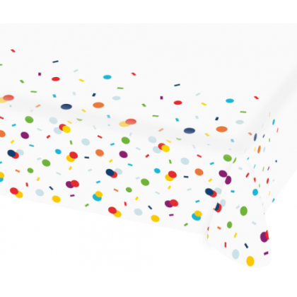Tablecover Confetti Birthday Paper 115 x 175 cm